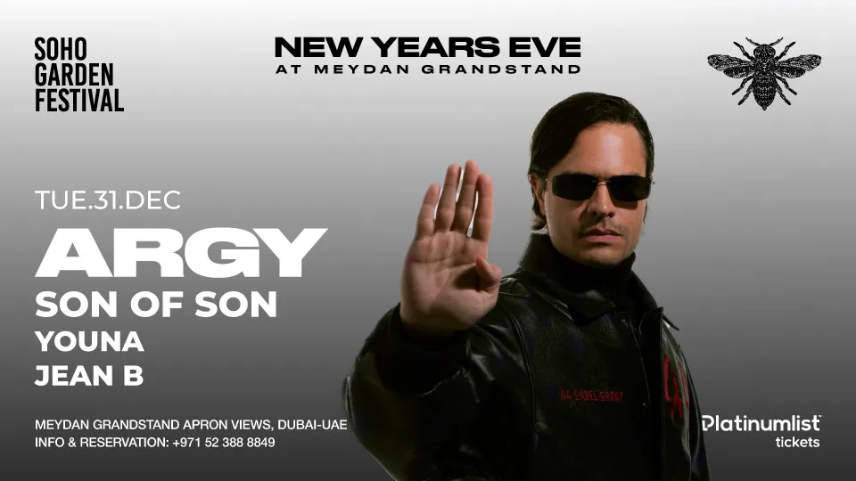 ARGY on NYE at Soho Garden Festival &#8211; Meydan Grandstand, Dubai - Image 1